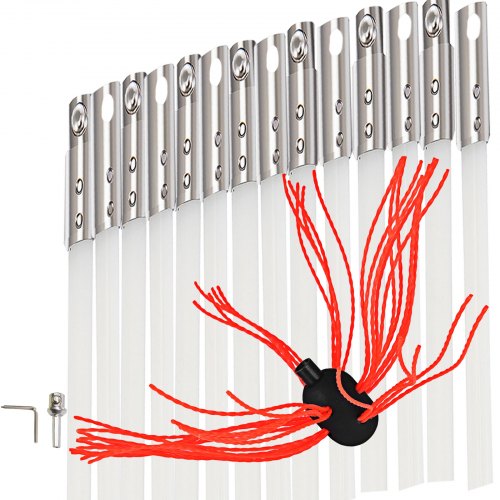 14m Chimney Sweep Brush Chimney Sweeper Chimney Cleaning Kit Rods