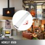 Limpiador de chimenea de 52,5 pies, kit de barrido, sistema de limpieza, varilla de cepillo rotatorio, chimenea de 16 m