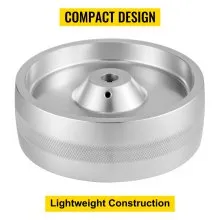 VEVOR Belt Grinder Drive Wheel, 6" Diameter 2" x 72" Knife Grinder Drive Wheel 5/8" Bore/Shaft, Aluminum Belt Grinder Wheel Crowned, for Knife Making Grinder Polishing & Belt Machine Woodworking DIY