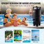 Kartušový bazénový filtr VEVOR, filtrační plocha 40 m², filtr pro zapuštěný bazén, filtrační systém pro nadzemní bazény s vylepšeným filtrem a odolným proti úniku, pro vířivky, lázně, nafukovací bazény