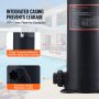VEVOR Cartridge Pool Filter, 50Sq. Ft Filter Area Inground Pool Filter, Above Ground Swimming Pool Filtration Filter System with Upgrade Filter &Leak-proof Casing, for Hot Tubs, Spa, Inflatable Pool