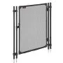 VEVOR Pool Fence Gate, 4 x 2.5 ft Inground Swimming Pool Fences Gate, Outdoor Security Fencing Door Kit with Metal Latch and Stopper, 352 gsm Teslin PVC Mesh, Square Tube, Easy Installation, Black