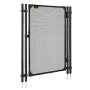 VEVOR Pool Fence Gate, 4 x 2.5 ft Inground Swimming Pool Fences Gate, Outdoor Security Fencing Door Kit with Metal Latch and Stopper, 352 gsm Teslin PVC Mesh, Square Tube, Easy Installation, Black