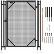 VEVOR Pool Fence Gate 4 x 2.5 FT Removable Inground Pool Gate for Kids Security