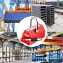 VEVOR Magnetic Lifter, 660LBS Lifting Capability Lifting Magnet, 300KG Hoist Magnet, Neodymium Iron Permanent Magnet Crane, Heavy Duty for Lifting Steel Sheets, Plates, Blocks, and Cylinders