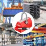 VEVOR Magnetic Lifter, 1300LBS Lifting Capability Lifting Magnet, 600KG Hoist Magnet, Neodymium Iron Permanent Magnet Crane, Heavy Duty for Lifting Steel Sheets, Plates, Blocks, and Cylinders