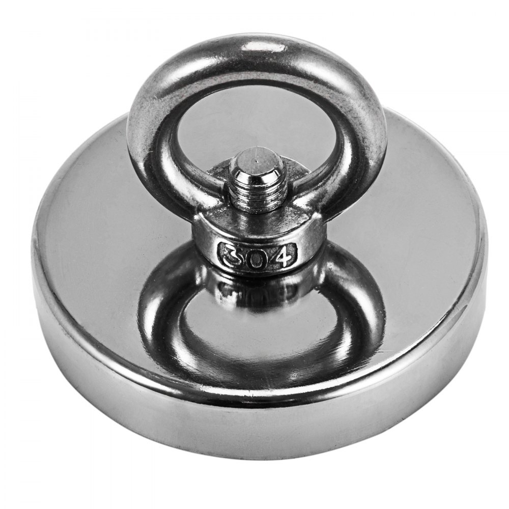 Fishing Magnet Neodymium Super Strong Retrieving Treasure Hunt 1300lbs Pull
