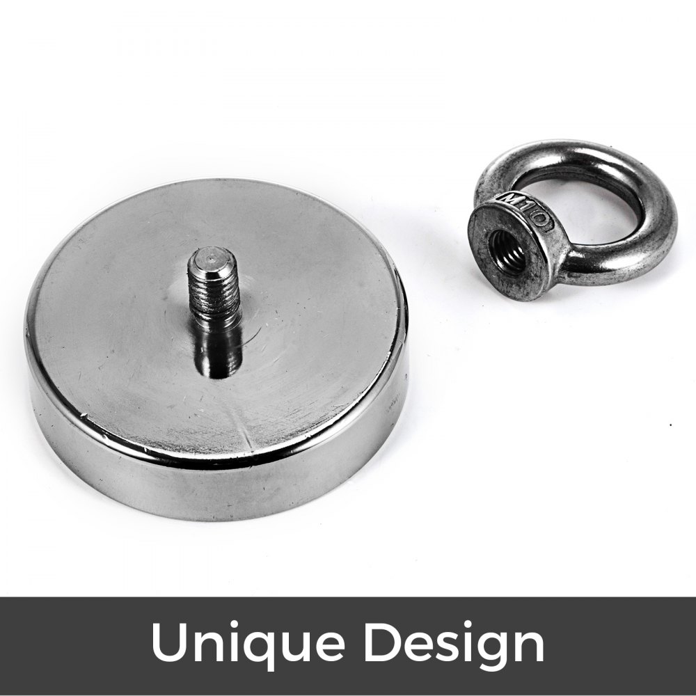 Fishing Magnet Magnet Detector 200KG（440LBS） Double Side Neodymium Fishing
