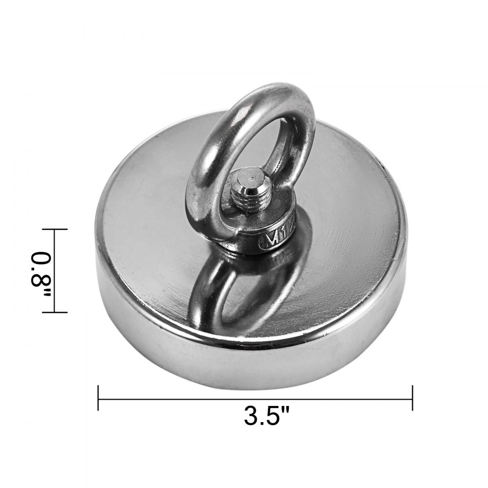 Pulling Force Super Powerful Neodymium Fit Fishing Magnet 400kg