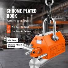 VEVOR Magnetic Lifter, 2200lbs/1000kg Pulling Capacity, 2.5 Safety Factor, Neodymium & Steel, Lifting Magnet with Release, Permanent Lift Magnets, Heavy Duty Magnet for Hoist, Shop Crane, Block, Board