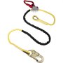 VEVOR Positioning Lanyard, 1/2 inch x 6 ft Positioning Rope, Polyester Arborist Lanyard for Tree Climber, Adjustable Work Position Lanyard for Fall protection with Rope Grab, Snap Hook, D-ring