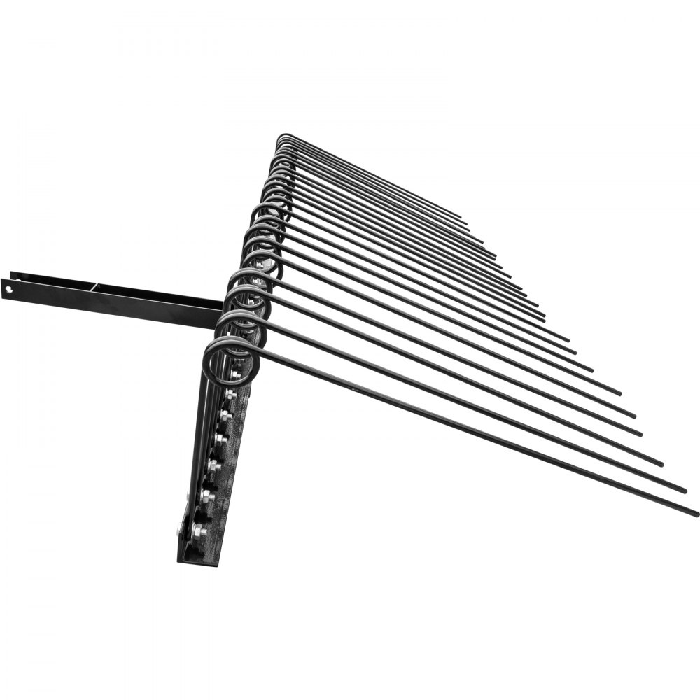 Vevor Pine Straw Rake Outdoor Landscape Rake 60" For Atv Utv Utility Tractor