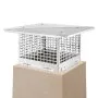 VEVOR Chimney Cap, 13" x 13" Flue Caps, 304 Stainless Steel Fireplace Chimney Cover, Adjustable Metal Spark Arrestor with Bolts Screws, Mesh Chimney Flue Cover for Outside Existing Clay Flue Tile