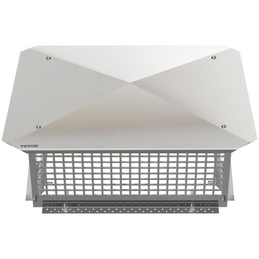 VEVOR Chimney Cap, 13\" x 21\" Flue Caps, 304 Stainless Steel Fireplace Chimney Cover, Adjustable Metal Spark Arrestor with Bolts Screws, Mesh Chimney Flue Cover for Outside Existing Clay Flue Tile