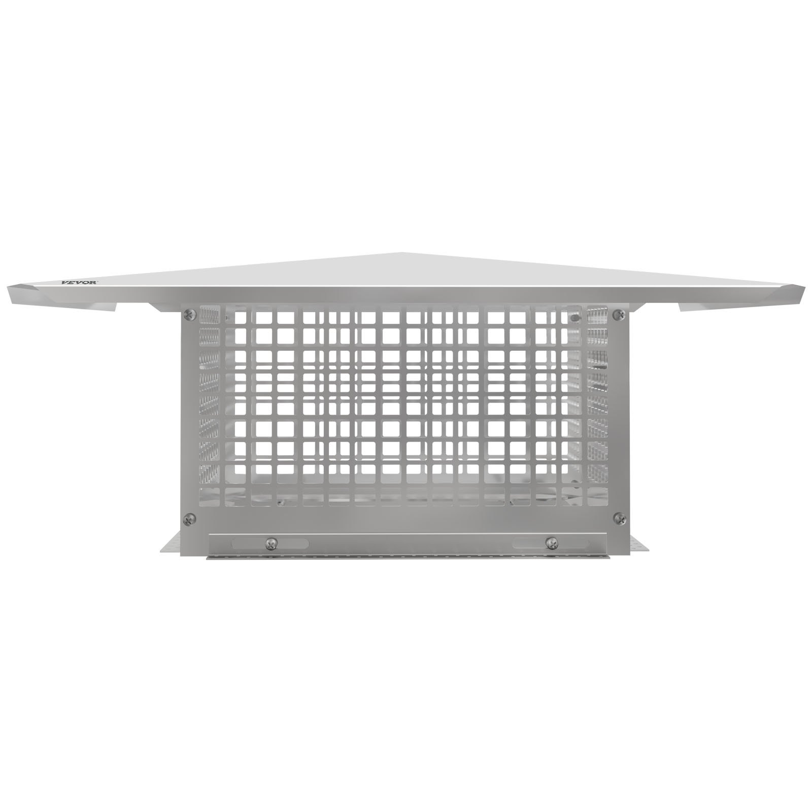 VEVOR Chimney Cap, 17\" x 21\" Flue Caps, 304 Stainless Steel Fireplace Chimney Cover, Adjustable Metal Spark Arrestor with Bolts Screws, Mesh Chimney Flue Cover for Outside Existing Clay Flue Tile