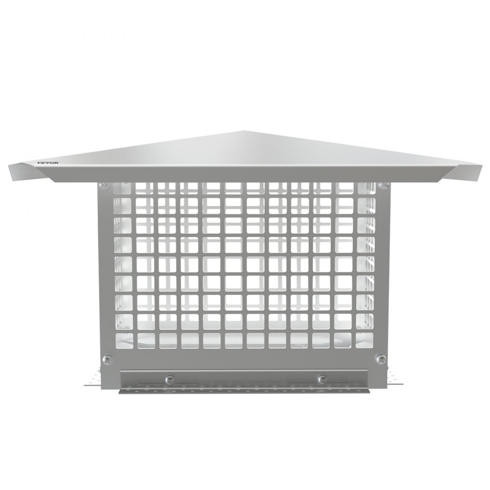 VEVOR Chimney Cap, 8\" x 13\" Flue Caps, 304 Stainless Steel Fireplace Chimney Cover, Adjustable Metal Spark Arrestor with Bolts Screws, Mesh Chimney Flue Cover for Outside Existing Clay Flue Tile