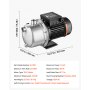 VEVOR Booster Pump 1.5 HP 24 GPM TEFC Motor for Pressure Side Pool Cleaners, AC 120V Pool Booster Pump, 200 ft Max Head, NPT 1 in Inlet/Outlet, Wide Compatibility, Easy Install with Quick Connect Kit