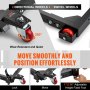 VEVOR mobile base with 2 directional and 2 swivel wheels for smooth, effortless movement and positioning.