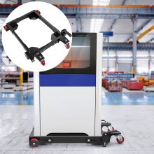 VEVOR Mobile Base, 680.3 kg Capacity, Adjustable from 527 x 603 mm to 711 x 850 mm, Heavy Duty Universal Mobile Base Stand with Swivel Wheels, for Woodworking Equipment, Bandsaw, Power Tools, Machines