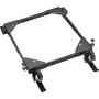 adjustable black VEVOR mobile base with caster wheels. ideal for moving heavy equipment easily.