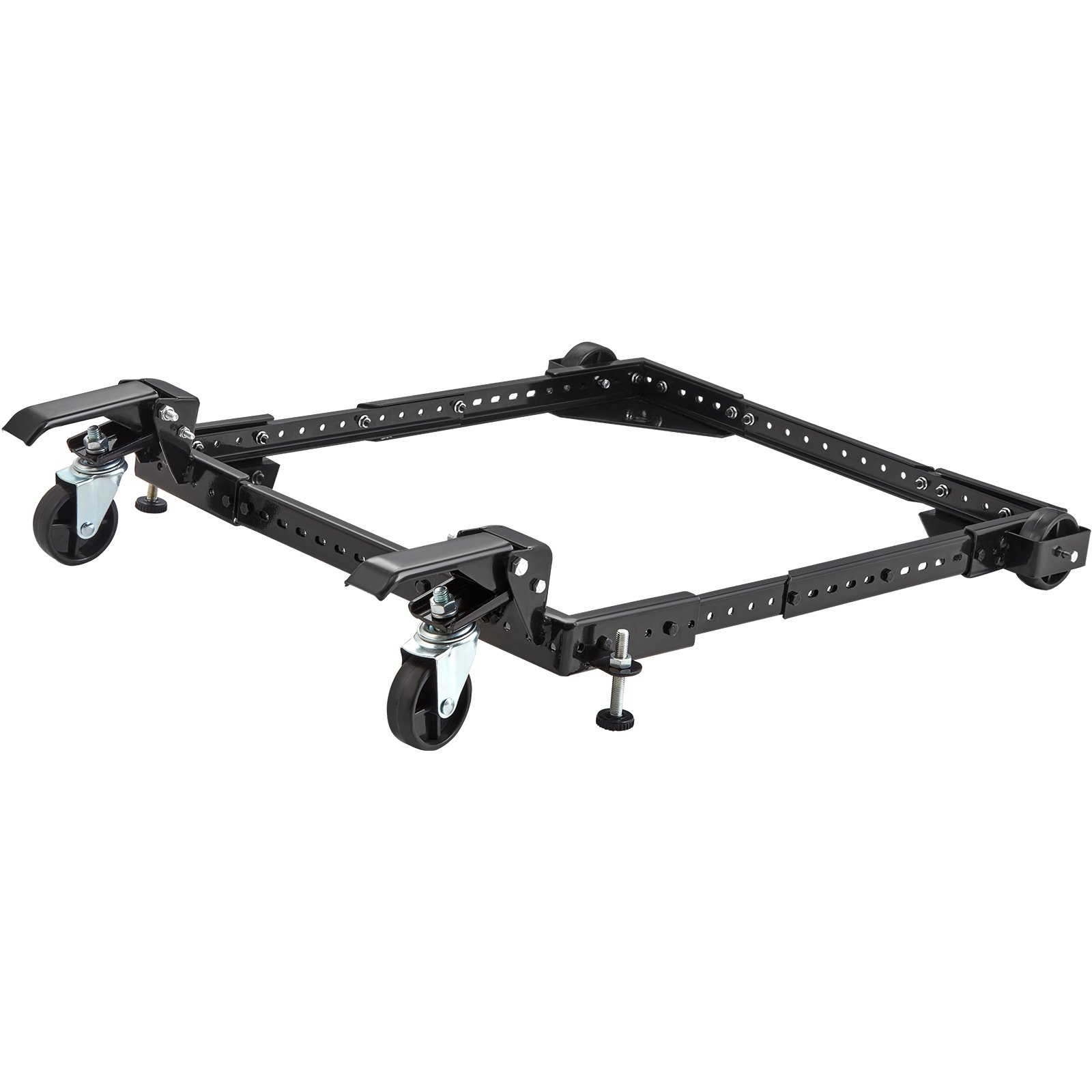VEVOR mobile base with adjustable metal frame and swivel casters for heavy-duty equipment.