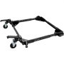VEVOR mobile base with adjustable frame, swivel casters, and locking levers for easy equipment mobility.
