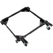VEVOR Mobile Base, 700 lbs Weight Capacity, Adjustable from 15" x 15" to 36" x 36", Heavy Duty Universal Mobile Base Stand with Swivel Wheels, for Woodworking Equipment, Bandsaw, Power Tools, Machines