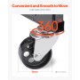 VEVOR Engine Stand 750LBS/340KG Motor Hoist Dolly with 4-Caster Heavy-Duty Steel