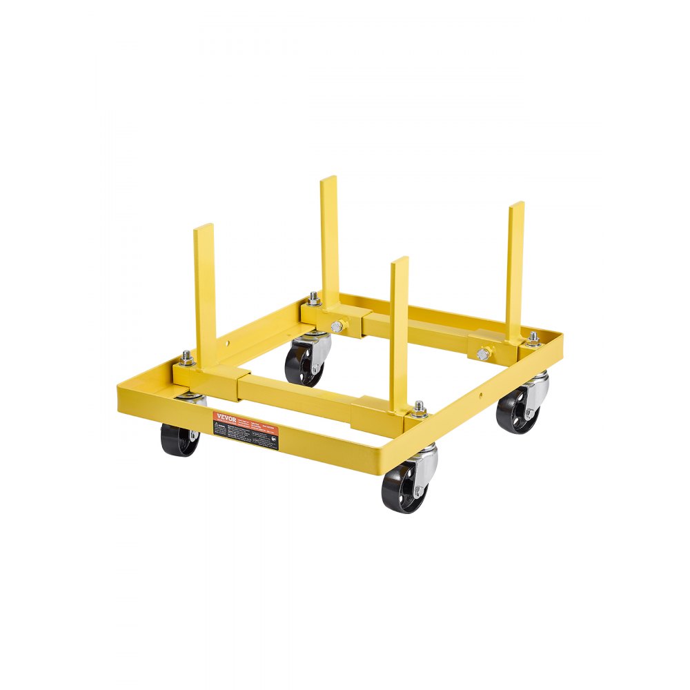 Engine Stand 750 LBS Adjustable Motor Hoist Dolly with 4-Caster Heavy-Duty Steel