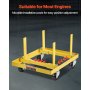 VEVOR Engine Stand 750LBS/340KG Adjustable Motor Hoist Dolly Steel with 4-Caster