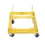VEVOR Engine Stand, 750 LBS Load Capacity Engine Motor Stand with Adjustable Width & Length, Heavy-Duty Steel Motor Holder with 4 Swivel Casters and 2 Ratchet Straps, Suitable for Most Engines