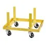 VEVOR Engine Stand, 750 LBS Load Capacity Engine Motor Stand with Adjustable Width & Length, Heavy-Duty Steel Motor Holder with 4 Swivel Casters and 2 Ratchet Straps, Suitable for Most Engines