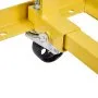 VEVOR Engine Stand, 750 LBS Load Capacity Engine Motor Stand with Adjustable Width & Length, Heavy-Duty Steel Motor Holder with 4 Swivel Casters and 2 Ratchet Straps, Suitable for Most Engines