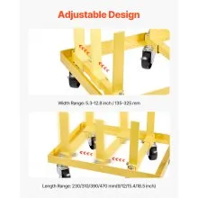 VEVOR Engine Stand 750LBS/340KG Adjustable Motor Hoist Dolly Steel with 4-Caster