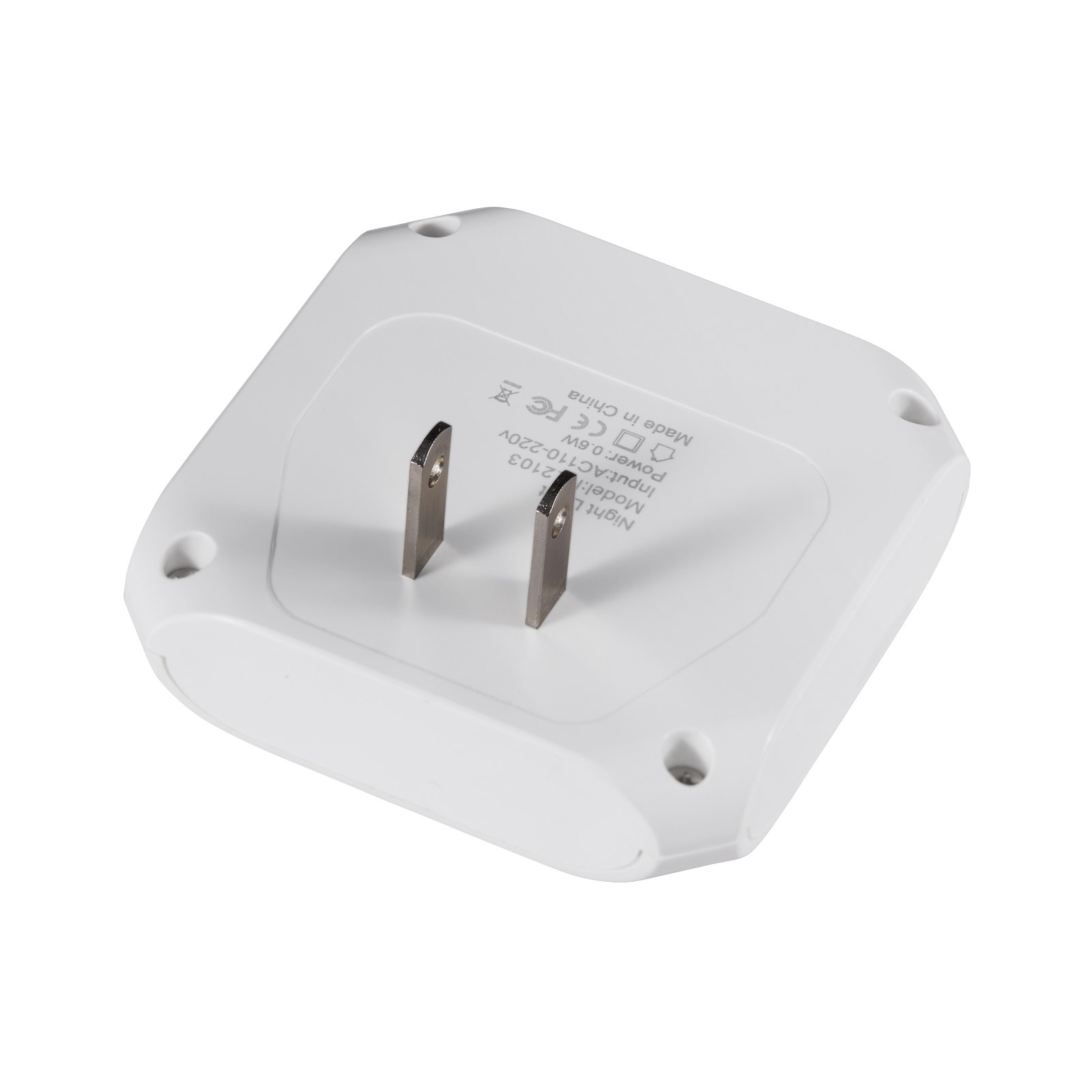 VEVOR LED Night Light, 2 Pack Plug in LED Night Light, 0.6 W 3000k Soft White Light, with Dusk-to-Dawn Light Sensor, for Bedroom, Bathroom, Hallway