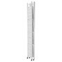 VEVOR Estantería plegable de 5 niveles, 81 cm de ancho x 35 cm de profundidad x 183 cm de alto, organizador sin montaje, con 5 ruedas y 4 ganchos para despensa, cocina, garaje y sótano, color blanco