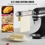 VEVOR Pasta Attachment for KitchenAid Stand Mixer, Stainless Steel Pasta Sheet Roller Attachment, Pasta Maker Machine Accessory with 8 Adjustable Thickness Knob, KitchenAid Pasta Attachment by VEVOR