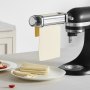 VEVOR Pasta Attachment for KitchenAid Stand Mixer, Stainless Steel Pasta Sheet Roller Attachment, Pasta Maker Machine Accessory with 8 Adjustable Thickness Knob, KitchenAid Pasta Attachment by VEVOR