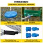 VEVOR Zip line Kits for Backyard 60FT, Zip Lines for Kid and Adult, Included Swing Seat, Zip Lines Brake, and Steel Trolley, Outdoor Playground Equipment