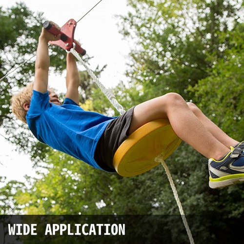 Seated Zipline Kit - 80 feet - Outdoor Fun Toys