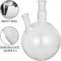 VEVOR 5000ml 24/40 Joint Lab Glass Flask Round Bottom Two Short Necks
