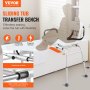 VEVOR sliding tub transfer bench designed for elderly, knee/hip impairment, and pregnant women.