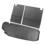 VEVOR Cargo Mats Compatible with Toyota Kluger & Highlander 2020-2024, Custom Fit TPE Cargo Liner Set for SUVs, Trunk and Rear Back Seat Protector Replacement, Trunk Mat and Backrest Mats