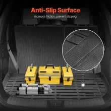 Truck Cargo Mat & Backrest Mat TPE Custom Fit for Hyundai Palisade 2020-2024