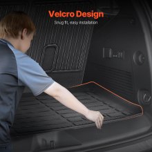 Truck Cargo Mat and Backrest Mat TPE Custom Fit for Tahoe and Yukon 2021-2024