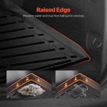 Truck Cargo Mat and Backrest Mat TPE Custom Fit for Tahoe and Yukon 2021-2024