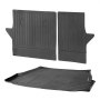 VEVOR Cargo Mats Compatible with Toyota RAV4 2019-2024, Custom Fit TPE Cargo Liner Set for SUVs, Trunk and Rear Back Seat Protector Replacement, Black, Trunk Mat and Backrest Mats