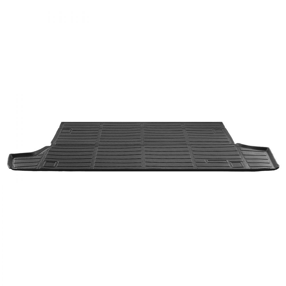 VEVOR Cargo Mat Compatible with Toyota 4Runner 7 Seater 2010-2024 without Sliding Tray, Precise Fit Trunk Mat for SUVs, TPE Trunk Protector Replacement, Black (1PCS)