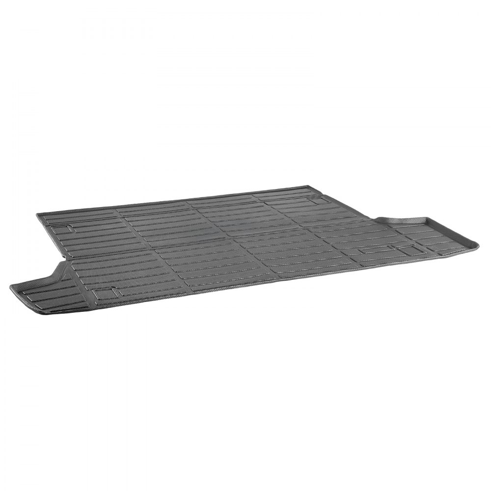 VEVOR Cargo Mat Compatible with Toyota 4Runner 7 Seater 2010-2024 without Sliding Tray, Precise Fit Trunk Mat for SUVs, TPE Trunk Protector Replacement, Black (1PCS)