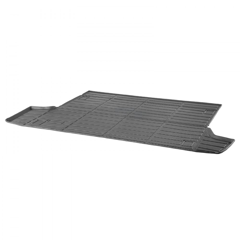 VEVOR Cargo Mat Compatible with Toyota 4Runner 7 Seater 2010-2024 without Sliding Tray, Precise Fit Trunk Mat for SUVs, TPE Trunk Protector Replacement, Black (1PCS)